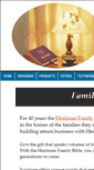 Mobile Screenshot of heirloomprograms.com