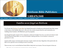 Tablet Screenshot of heirloomprograms.com